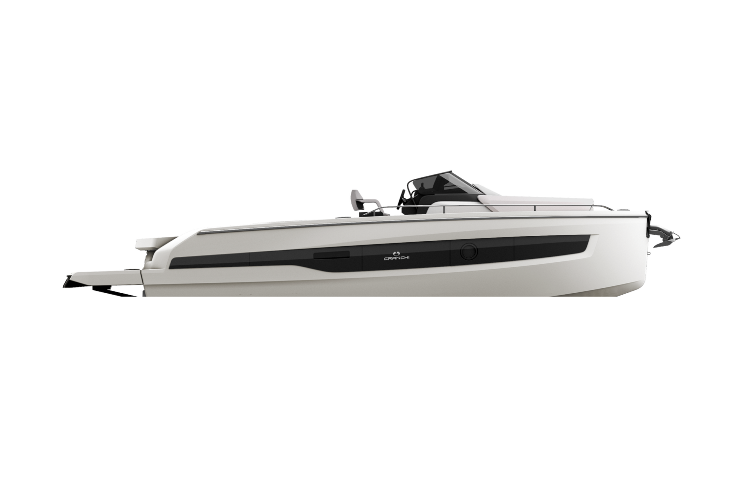Cranchi A32 Luxury Tender — Rumpffarben im Atelier-Vergleich